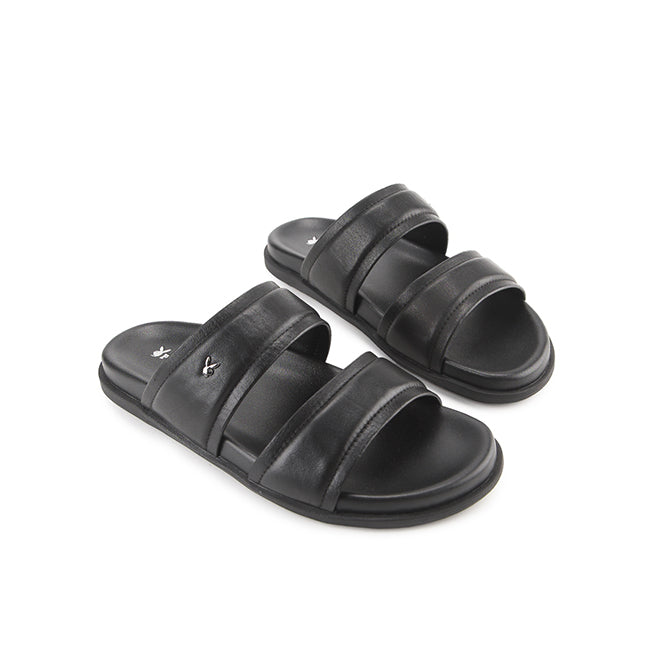 Playboy Sandal Pria Straps Lavvie Double Strap 1 In Black
