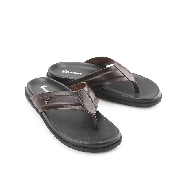 Playboy Sandal Pria Lavvie Toepost In Coffee