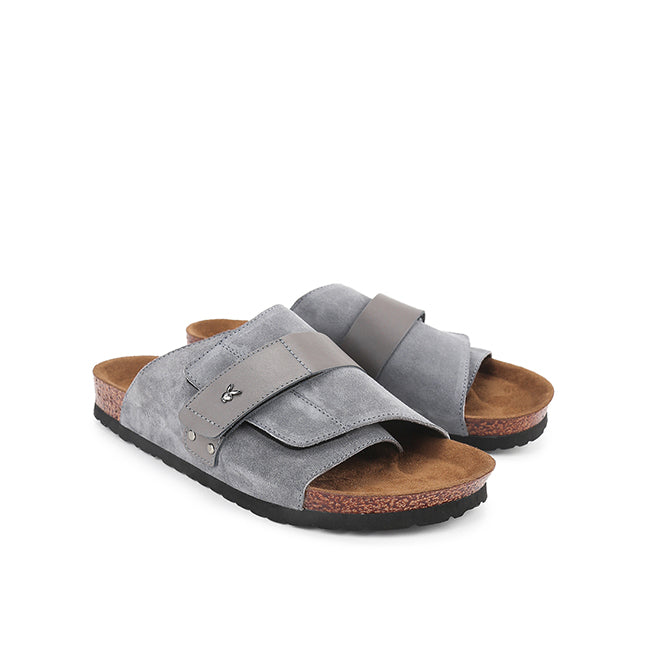 Playboy Sandal Pria Zanxa Mule In Grey