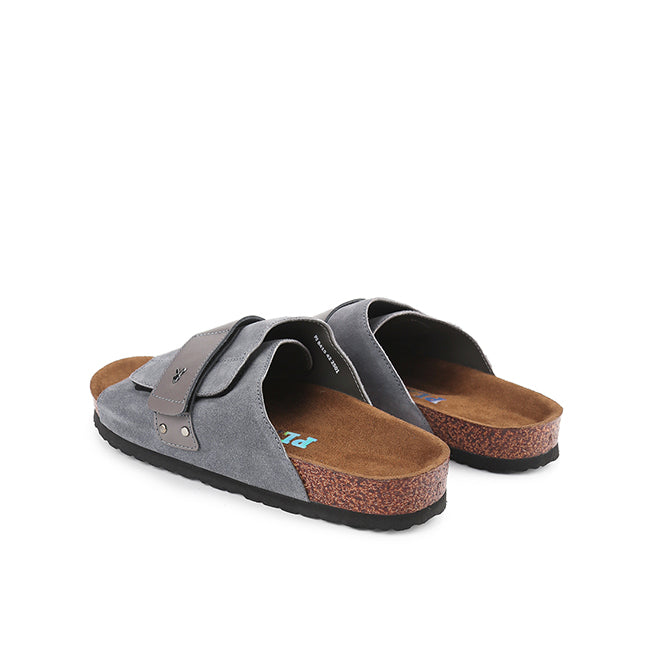 Playboy Sandal Pria Zanxa Mule In Grey