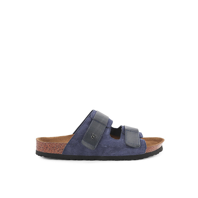 Playboy Sandal Pria Zanxa Double Strap In Navy