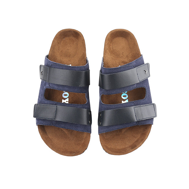 Playboy Sandal Pria Zanxa Double Strap In Navy