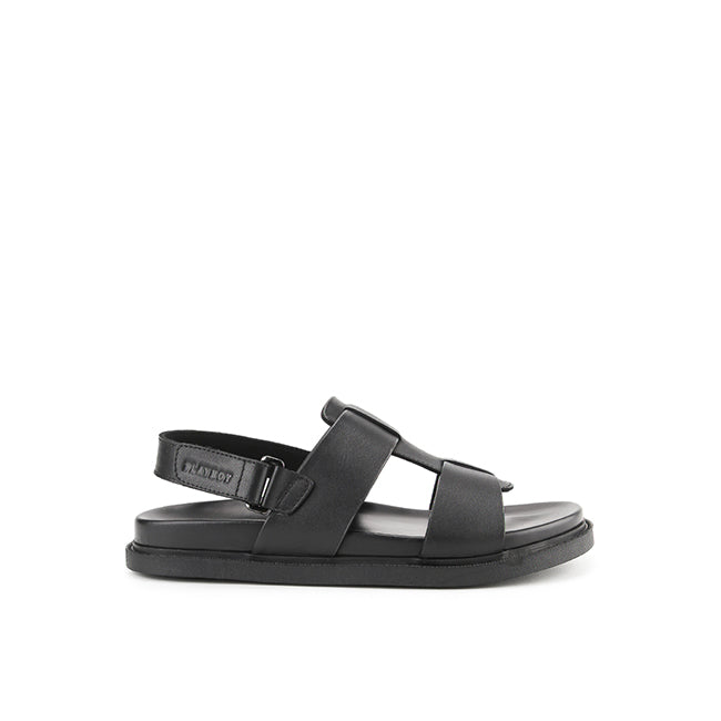 Playboy Sandal Pria Sling Back Contento In Black