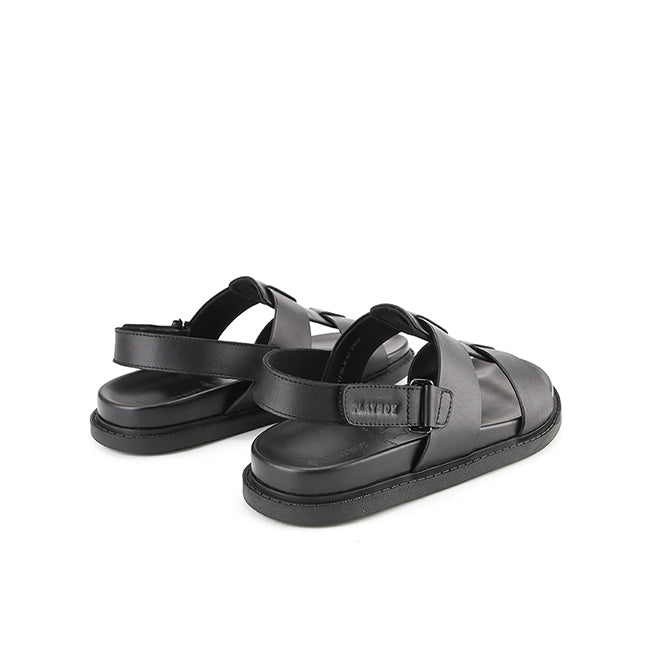 Playboy Sandal Pria Sling Back Contento In Black