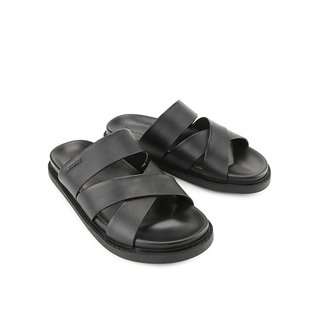 Playboy Sandal Pria Straps Vito In Black