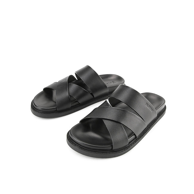 Playboy Sandal Pria Straps Vito In Black