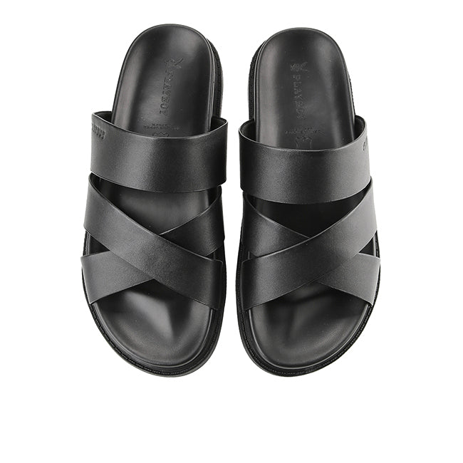 Playboy Sandal Pria Straps Vito In Black