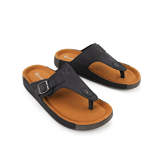 Playboy Sandal Pria Thong Conor In Black