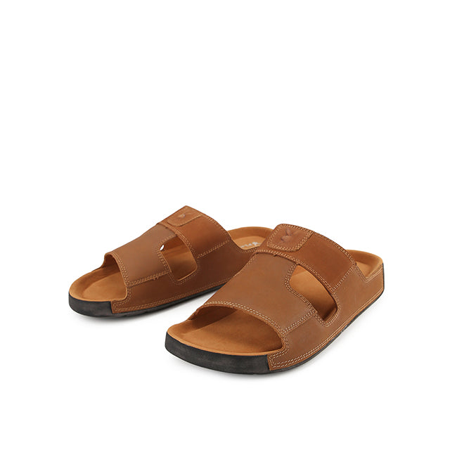 Playboy Sandal Pria Mules Collin In Tan