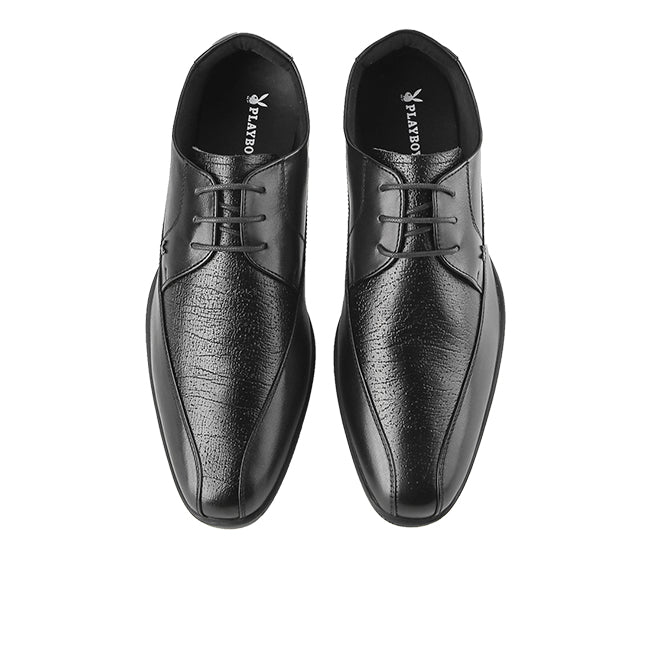 Playboy Sepatu Pria Lace Up Ferdie - Laces In Black