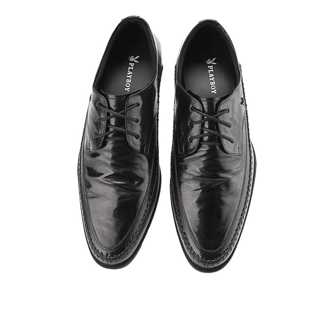 Playboy Sepatu Pria Lace Up Sannzera Laces In Black
