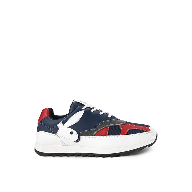 Playboy Men Shoes Admesh In Navy/Red