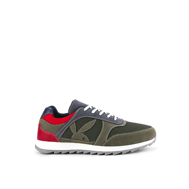 Playboy Men Shoes Admiral In Green/Red