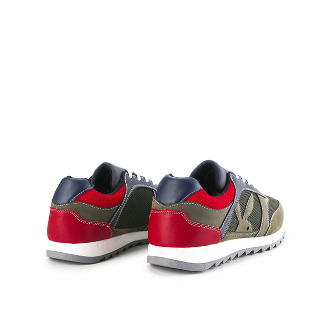 Playboy Men Shoes Admiral In Green/Red