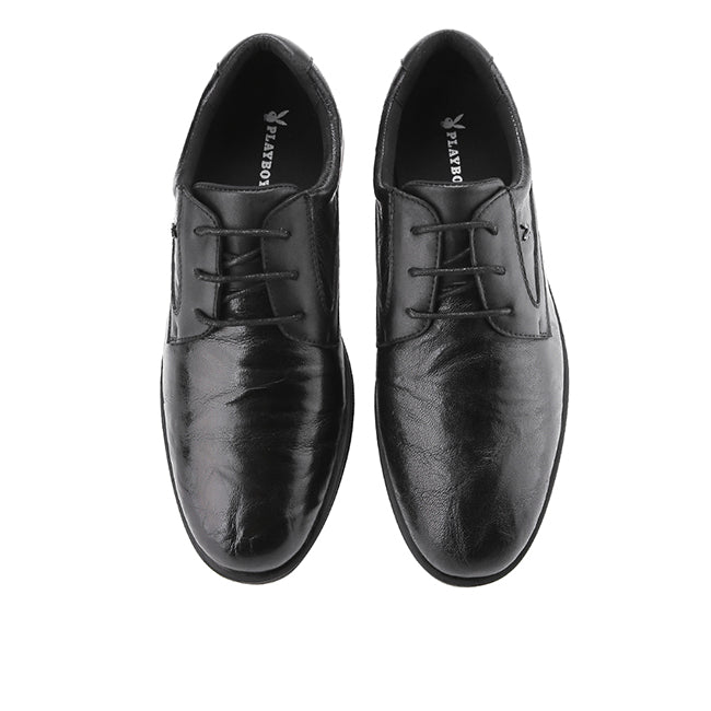 Playboy Sepatu Pria Lace Up Sarge Laces In Black