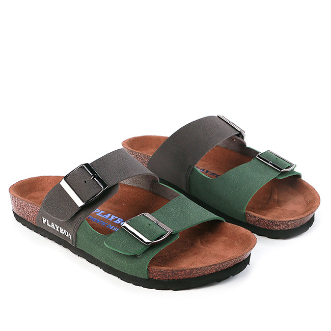 Playboy Sandal Pria Essen In Green/Grey