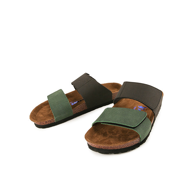 Playboy Sandal Pria Bierza - Double Strap In Black 42