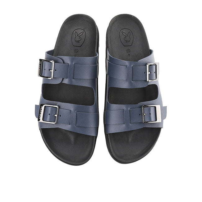 Playboy Sandal Pria Laure Double Strap In Navy