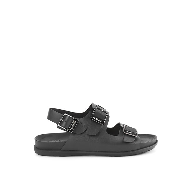 Playboy Sandal Pria Laure Backstrap In Black