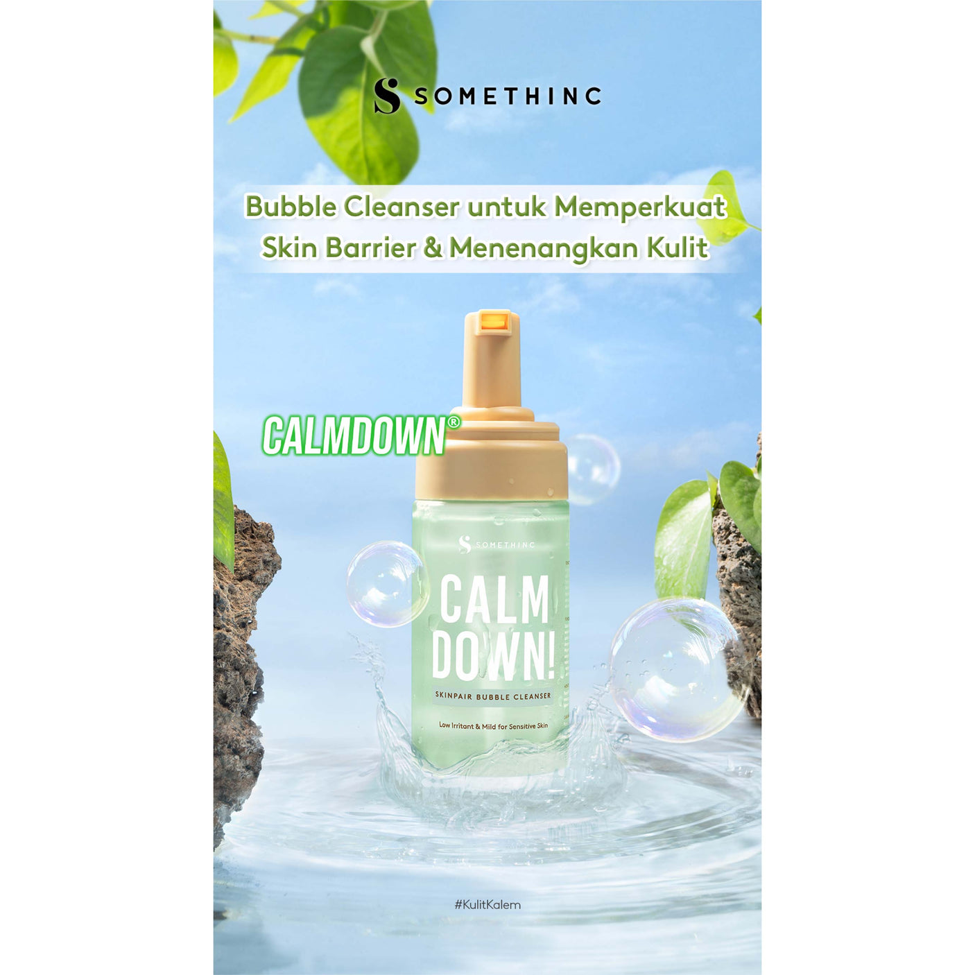 Somethinc Calm Down Skinpair Bubble Cleanser 120ml