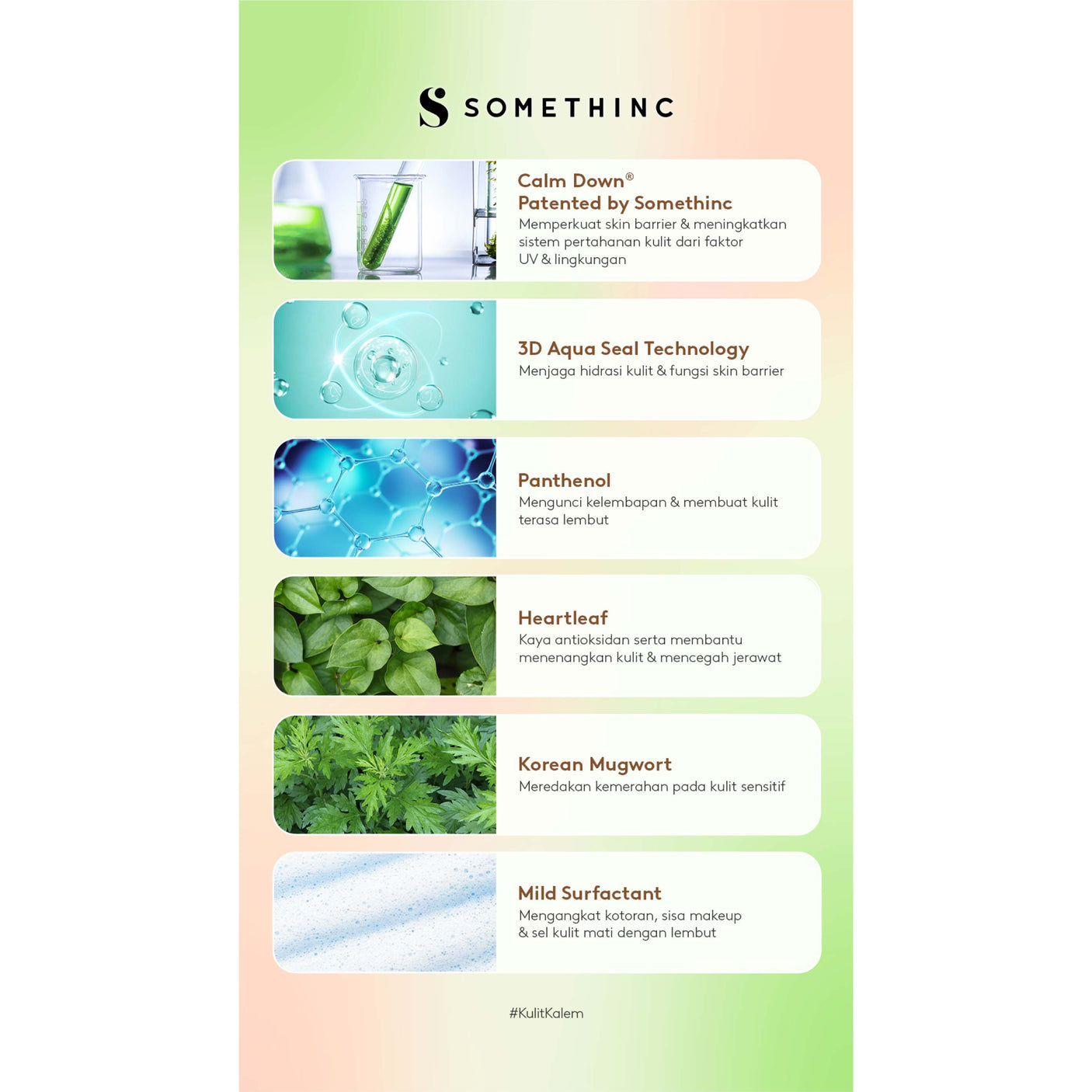 Somethinc Calm Down Skinpair Bubble Cleanser 120ml