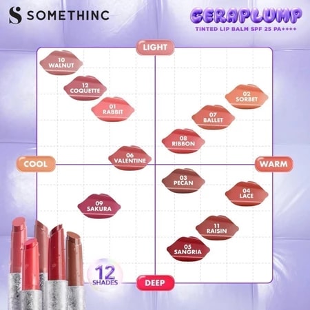 Ceraplump Tinted Lip Balm SPF25 PA++++ - 01 Rabbit