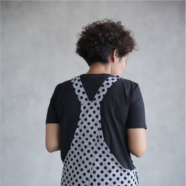 Runa Overall Shorts - Dots