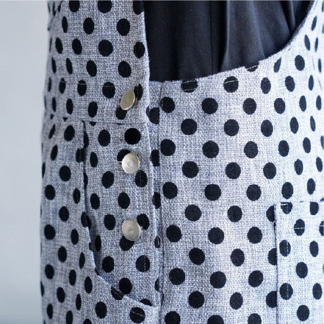 Runa Overall Shorts - Dots