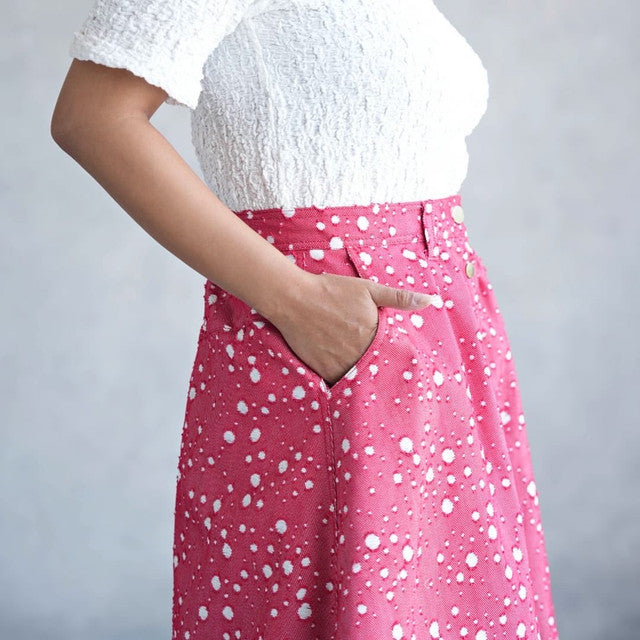 Lorien Midi Skirts - Red