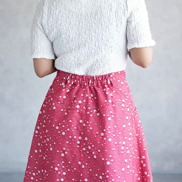 Lorien Midi Skirts - Red