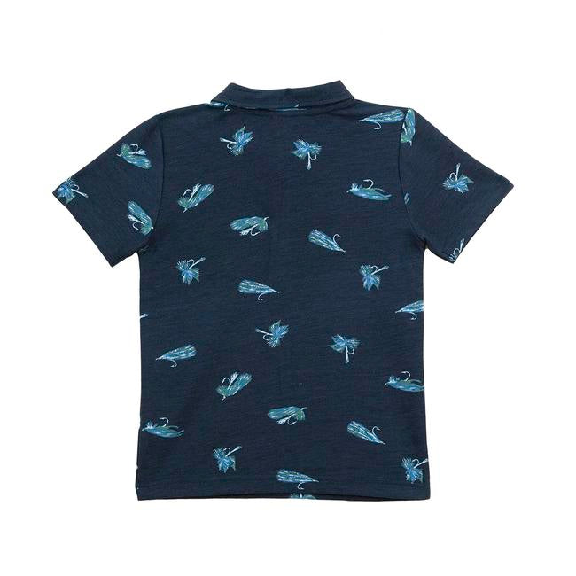 TORIO Polo Shirt Fly Lure Navy - Atasan Anak - Polo Anak Laki-laki