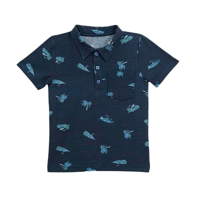 TORIO Polo Shirt Fly Lure Navy - Atasan Anak - Polo Anak Laki-laki