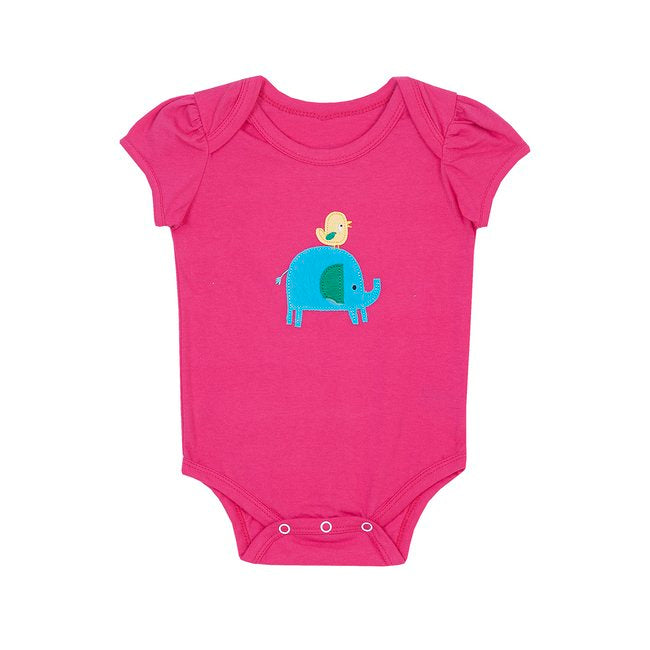 TORIO Onesie Baby Fruschia Elephant - Romper Bayi - Jumper Bayi