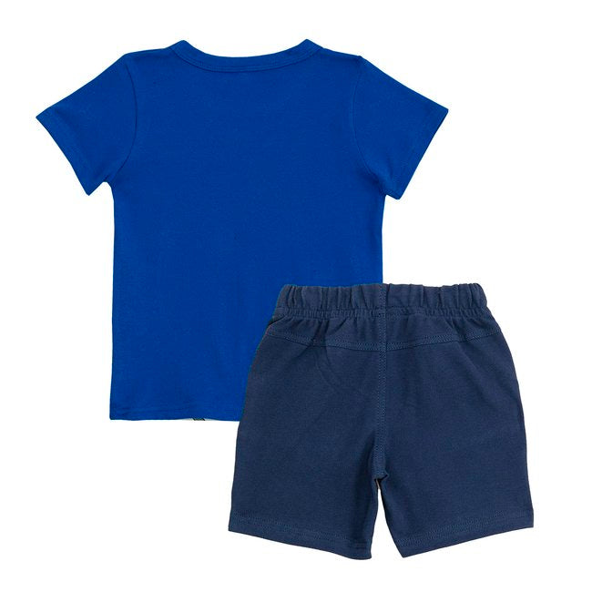 TORIO Short Pant Set Happy Sharks - Setelan Anak Laki-laki