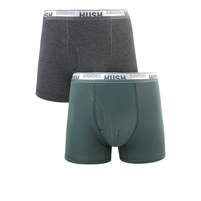 Hush Puppies Pakaian Pria Srcsp2 Boxer In Gr / Dk Gy