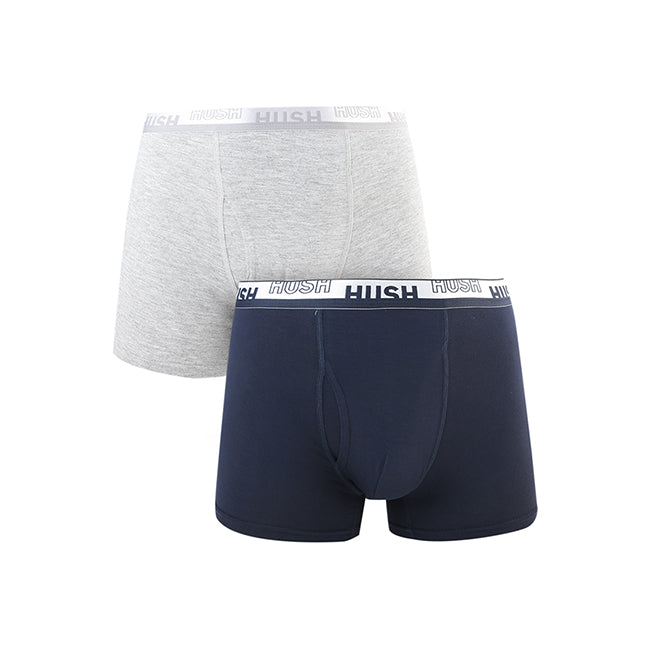Hush Puppies Pakaian Pria Srcsp2 Boxer In Nv / Gy