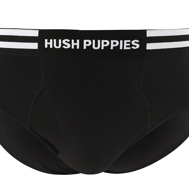 Hush Puppies Pakaian Pria Underwear Jack Brief In Black