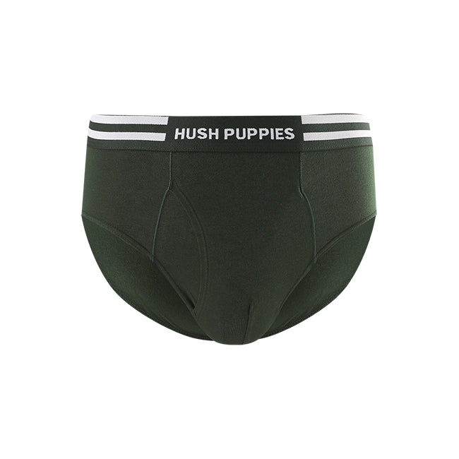 Hush Puppies Pakaian Pria Underwear Jack Brief In Green