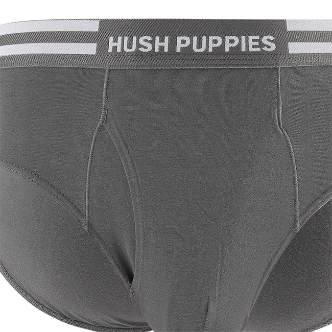 Hush Puppies Pakaian Pria Underwear Jack Brief In Grey