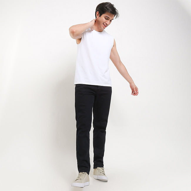 Hush Puppies Pakaian Pria Tank Top Ctnsp2 Muscle In All White