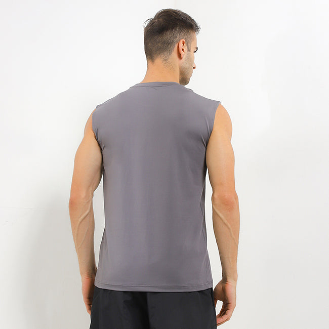 Hush Puppies Pakaian Pria Tank Top Muscle Tee Qd In Grey