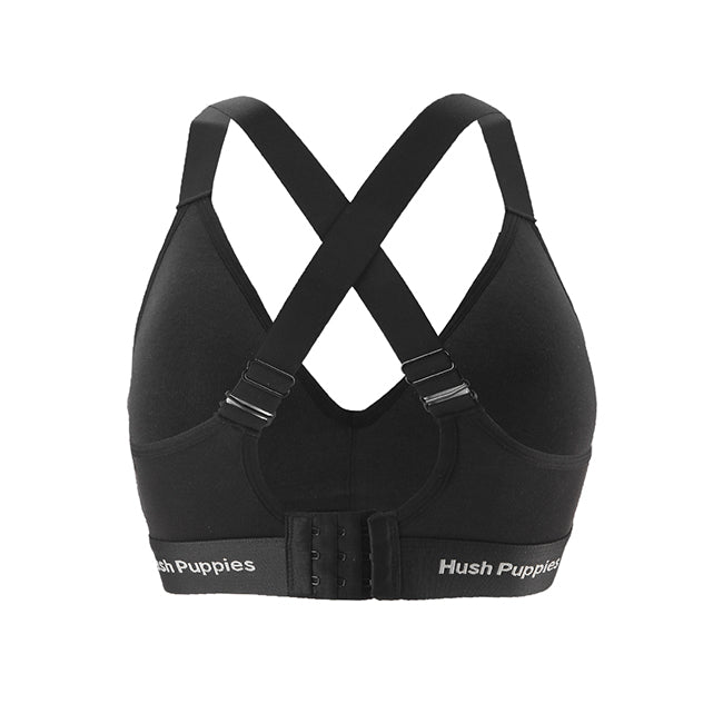Hush Puppies Pakaian Wanita Sport Bra Serena In Black