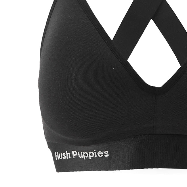 Hush Puppies Pakaian Wanita Sport Bra Serena In Black