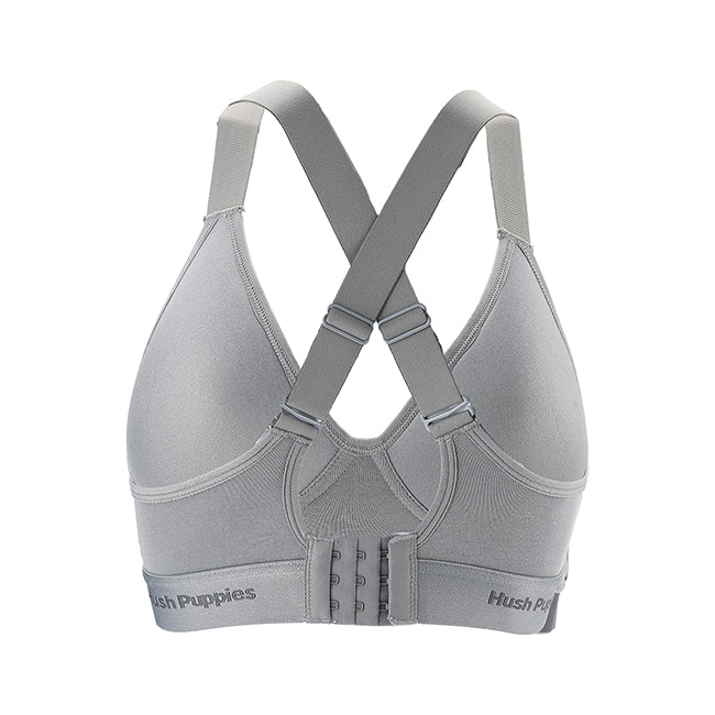 Hush Puppies Pakaian Wanita Sport Bra Serena In Dark Gray
