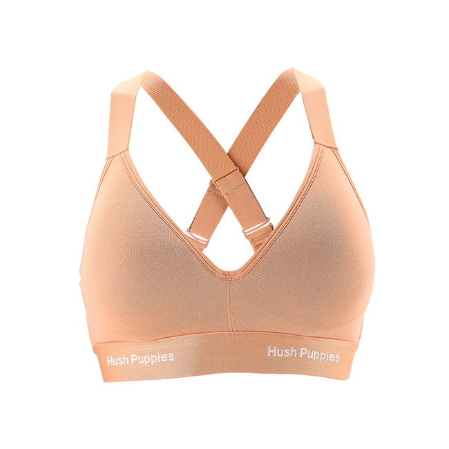 Hush Puppies Pakaian Wanita Sport Bra Serena In Pink Nude