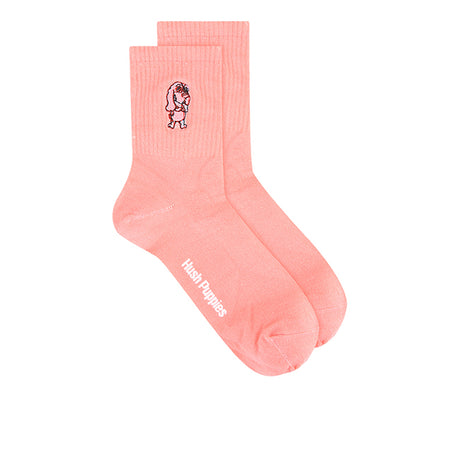 Joy L Qua Socks In Pink / White
