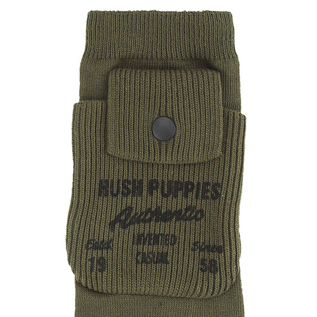 Wh Hikers M Qua Sock In Olive