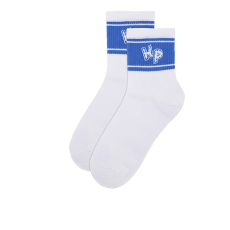 Andre M Qua Socks In White / Black