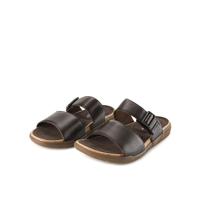 Hush Puppies Sandal Pria Asahi Jake 2 Straps In Coffee