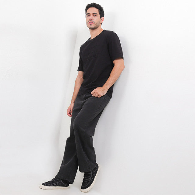 Hush Puppies Pakaian Pria T Shirt Hamish In Black